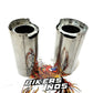 Genuine Harley 2014 Up Touring Chrome Fork Slide Covers 45600022