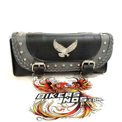Willie and Max Grey Thunder Studded Tool Pouch