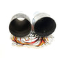 SuperTrapp 1995-2013 Harley 3.5" Tapered Style Chrome Muffler End Caps 308-3340