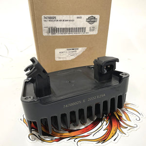 New Genuine Harley Touring 2017-2023 Black 50a Voltage Regulator 74700025