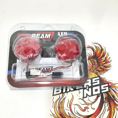 Pro Beam LED Rear Signals Red Breakout Sport Glide PB-RR-JAE
