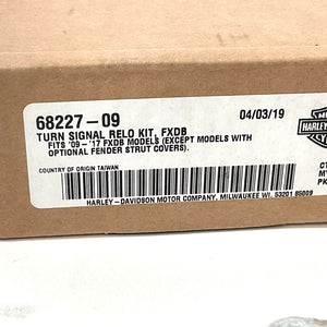 NOS Harley 2009-2017 Dyna FX Turn Signal Relocation Kit 68227-09