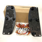 NOS Genuine Harley 1986Up Chrome & Rubber Rider Diver Footboard Inserts 50176-95