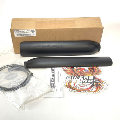 NOS Genuine Harley Dyna XL Softail Black Screamin Eagle Muffler Shield 65400078