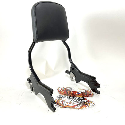 Harley 2018up Fat Bob Sissy Bar Standard Height Gloss Black 52300454 52300560