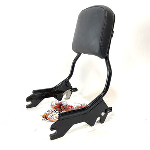 Harley 2018up Fat Bob Sissy Bar Standard Height Gloss Black 52300454 52300560