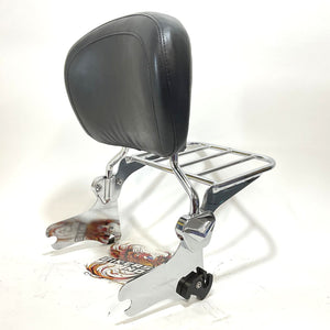 Genuine Harley Touring 1997-2008 Chrome Passenger Backrest W Luggage 52933-97