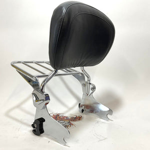 Genuine Harley Touring 1997-2008 Chrome Passenger Backrest W Luggage 52933-97