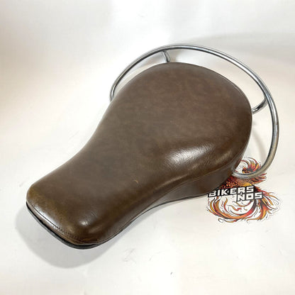 Genuine Harley-Davidson Panhead Shovelhead Brown Standard Buddy Seat
