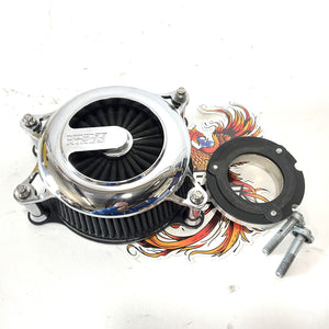 Vance&Hines 2008-2017 Twin Cam Chrome VO2 Rogue Air Intake 1010-2899 70375