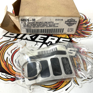 NEW Genuine Harley 2000-2006 Models One Button Remote Security Key Fob 68926-00