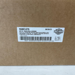 NEW Genuine Harley 2024up Road Glide 12" Chrome Fused APE Handlebars 55801479