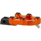 Arlen Ness Orange Drivers MX Foot Pegs 1621-0999 07-969