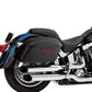 New Genuine Harley 2000-2017 Softail Locking Leather Rigid Saddlebags 53061-00