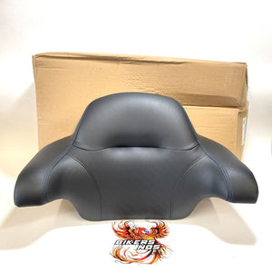 NEW Genuine Harley 2014up 115th Anniv Tour Pak Blue Stitch Backrest Pad 52300497