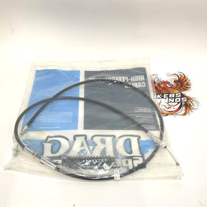 Drag Harley Braided Clutch Cable 2007-2016 Touring +6" 68 11/16" 0652-1438