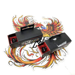 Set Of Kuryakyn Atto Collection Mini Black Smoke Red Turn Signal 2020-1624 2523