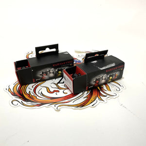 Set Of Kuryakyn Atto Collection Mini Black Smoke Red Turn Signal 2020-1624 2523