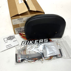 New Harley Passenger Backrest RedStich Pad Small 2018up Softail Touring 52300555