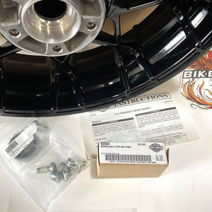 NEW Genuine Harley 2009up Touring Black Prodigy 18 in Rear Wheel Rim 40900661