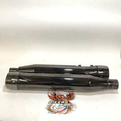 Genuine Harley 2017&Up Touring Scorched Chrome Mufflers 64901340 64901339