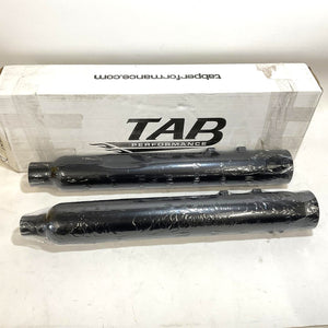 Tab Performance 2017 Up M8 Touring Black Zombie Baffle 4" Mufflers 121-2295-B2-Z