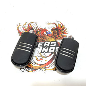 Genuine Harley Streamliner Gloss Black Footpegs Dyna Touring Trike 50500876