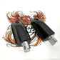 Genuine Harley Streamliner Gloss Black Footpegs Dyna Touring Trike 50500876