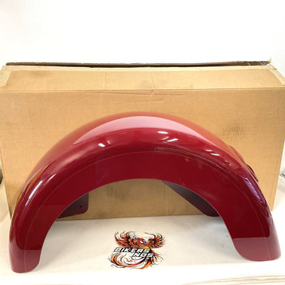NOS Genuine Harley 2009 Up Tri Glide Left Rear Fender Billiard Red 83000054ENY