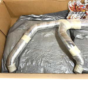 Bassani 2018-2024 Harley Softail Ripper Short Road Rage 2-1 Chrome Exhaust 1S73
