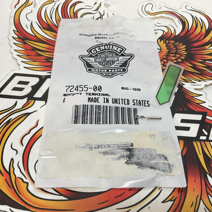 NEW Genuine Harley Terminal electrical Connector Socket Pin 2000-2003 72455-00