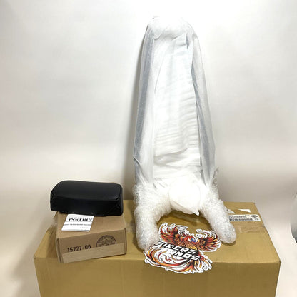 Genuine Harley 2018 Up Softail One Piece Tall Sissybar With Pad Black 52300502