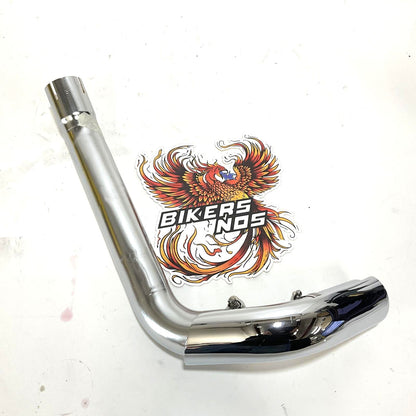 Rinehart Chrome Slimline Duals Crossover & Heat Shield 2017-23 Touring 100-0452