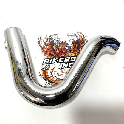 New Rinehart Chrome Slimline Duals Rear Heat Shield 2017-2023 Touring 100-0452