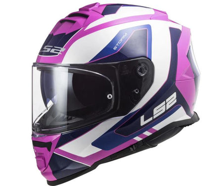 NEW LS2 Assault Pink/White Adult Street Full Face Motorcycle Helmet XXL 800-1516