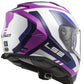 NEW LS2 Assault Storm Pink/White Adult Street Full face Helmet Large 800-1514