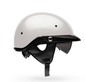 NEW Bell Gloss Pearl White Pit Boss XS Motorcycle 1/2 Helmet 7146322