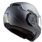 NEW LS2 Advant KPA Matte Silver Modular Motorcycle Helmet Small 906-1132