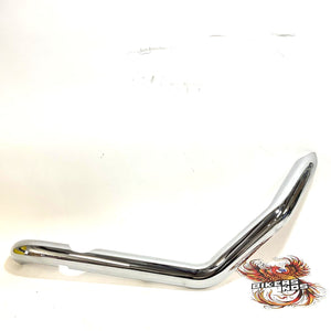 Rinehart Chrome Slimline Duals Front Heat Shield 2017-2023 Touring 100-0452