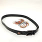 NEW Harley 46/48" Mens H-D Raised Cutout Logo Leather Belt Black BMU007/0846