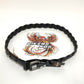NEW Harley Womans Large Braided Classic H-D Leather Belt Black BMW-005-L