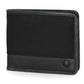 Harley Mens Classic Cordura Leather Trim Double Billfold Wallet Black MWM002/08
