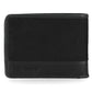 Harley Mens Classic Cordura Leather Trim Double Billfold Wallet Black MWM002/08