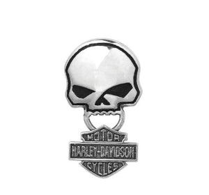 NEW Harley-Davidson Willie G. Skull Single Sterling Silver Earring HDE0235