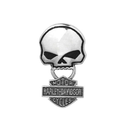 NEW Harley-Davidson Willie G. Skull Single Sterling Silver Earring HDE0235