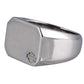 Harley Mens Size 13 Modern Edge Bar & Shield Signet Ring Sterling Silver HDR0579