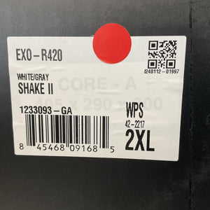 Scorpion EXO EXO-R420 Shake II White Helmet 2XL 75-23632X