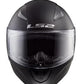 LS2 Rapter II Solid Matte Black Full Face Motorcycle Helmet XXXL 353-7017
