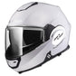 NEW LS2 Modular Small Motorcycle Helmet Valiant Gloss White 399-1022