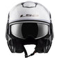 LS2 Modular Helmet Valiant Gloss White Small 399-1022